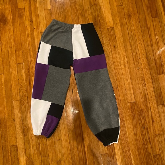 Reworked Justin Bieber Patchwork Sweatpants - Picture 4 of 6